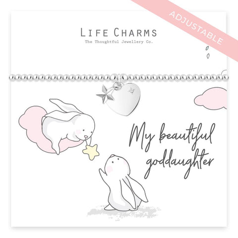 Rosey Rabbits - Goddaughter Bracelet