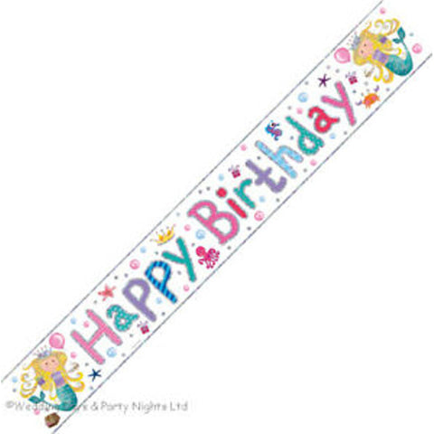 Simon Elvin - 9ft Mermaid Birthday Banner