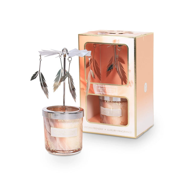 Heart & Home - Angel Touch - Mini Candle And Carousel Gift Set