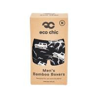 Bamboo Underpants  - Black Land Rover - Medium