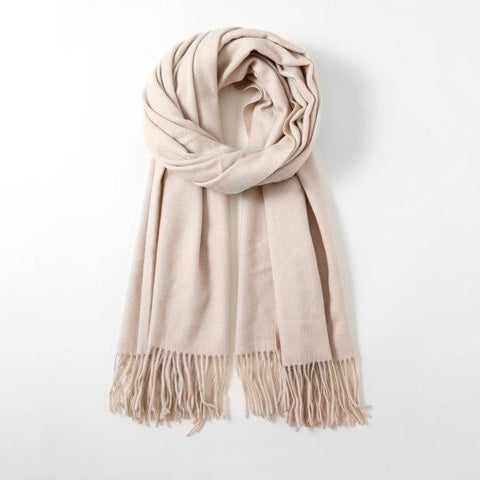 Plain Scarves - Beige