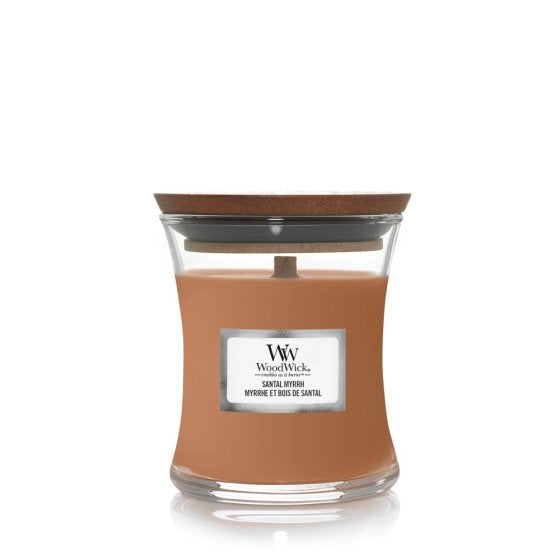 Woodwick Mini Hourglass candle - Santa Myrrh