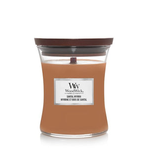 Woodwick Medium Hourglass candle - Santal Myrrh