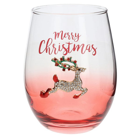 Xmas Bling Tumbler Reindeer