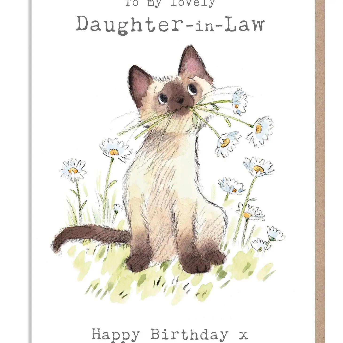 Daughter-in-Law Birthday Card - To My Lovely Daughter-in-Law