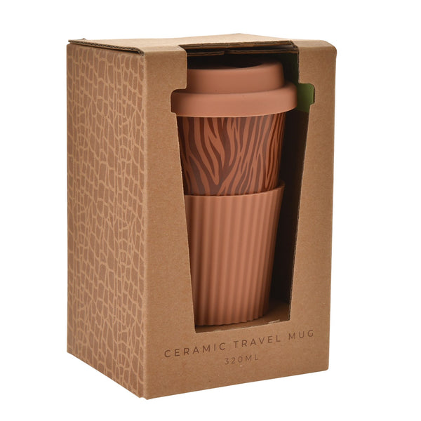 Naturecraft Tiger Ceramic Travel Mug