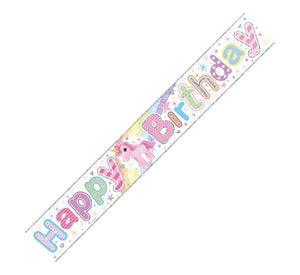 Simon Elvin - 9ft Unicorn Birthday Banner