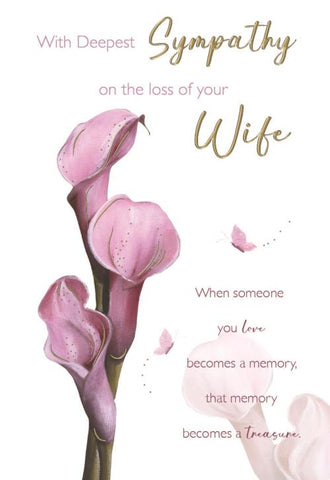 Sympathy - Loss Of Wife