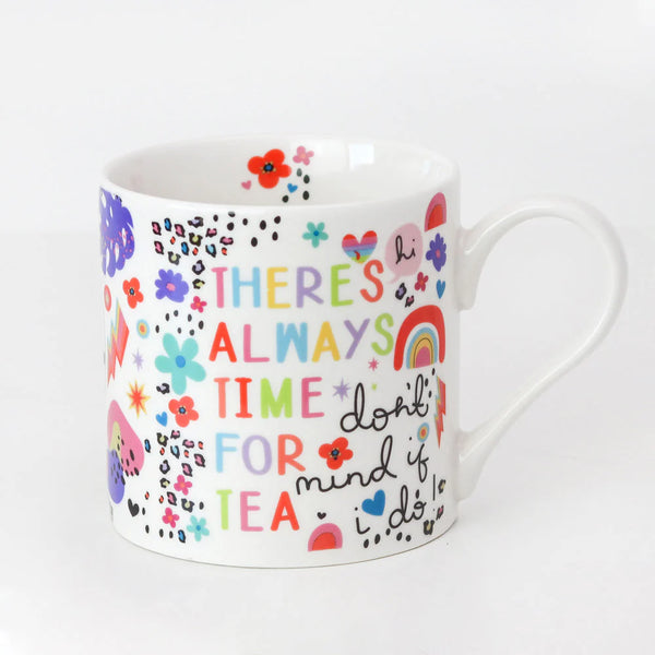 Belly Button Designs China Mug - Always Time For Tea