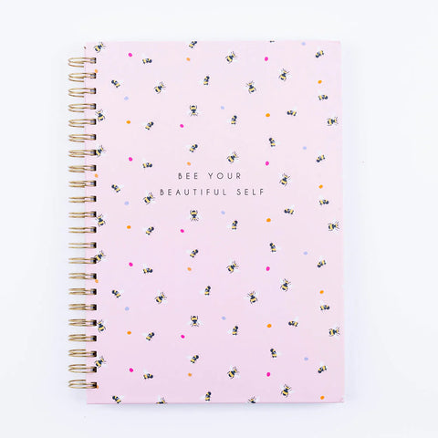 Belly Button Designs A4 Notebook  - Bee Your Beautiful Self