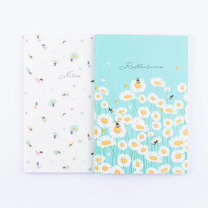 Belly Button Designs Set Of Two Exercise Books  - Daisy