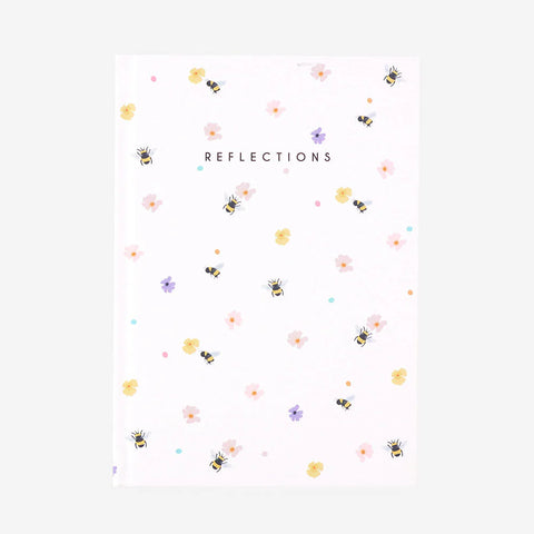 Belly Button Designs A5 Notebook  - Bees Reflections