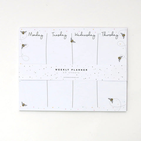 Belly Button Designs Weekly Planner  - Bees