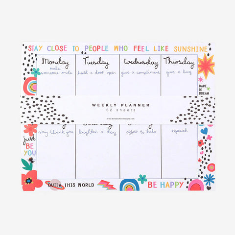 Belly Button Designs Weekly Planner - Electric Dreams