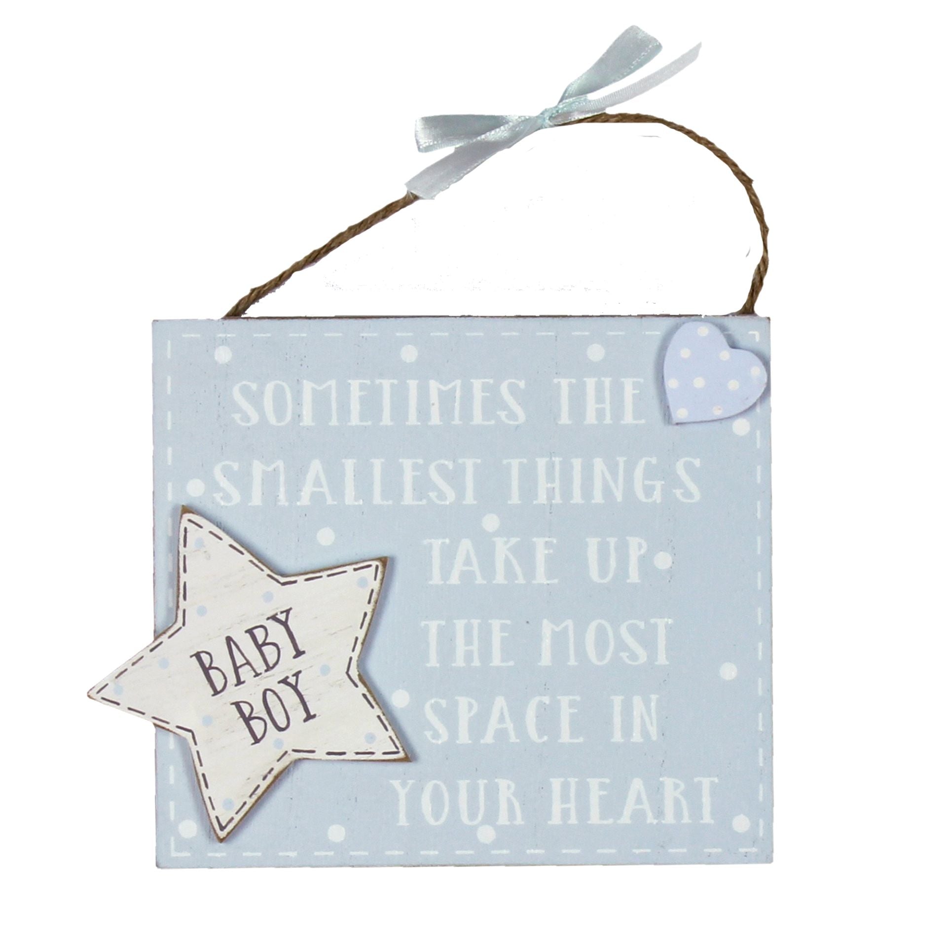 Petit Cheri - The Littlest Things Plaque - Blue