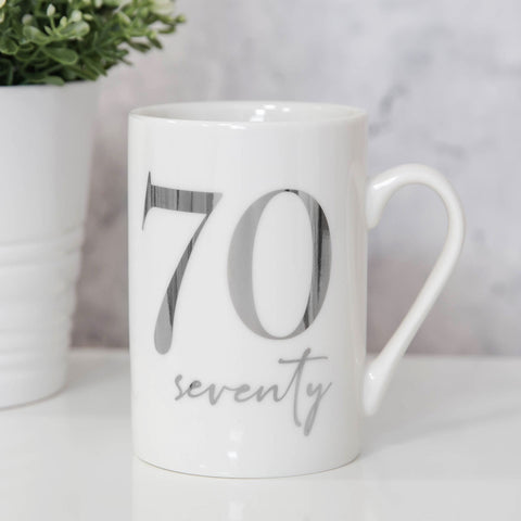 Milestones Ceramic Mug - 70th