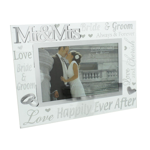 Mirror 3D Words Frame - Wedding