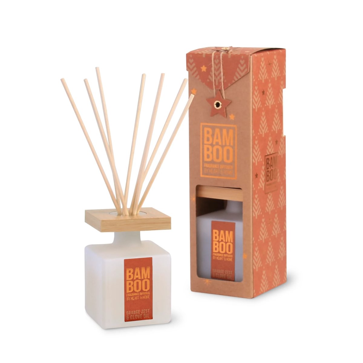 Bamboo - Orange Zest & Clove Oil - Fragrance Diffuser