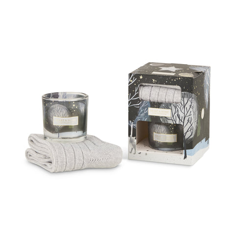 Heart & Home - Candle & Sock Gift Set