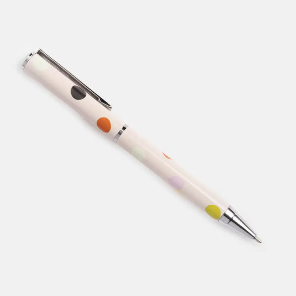 Caroline Gardner Ball Point Pen - Pale Pink Dotty