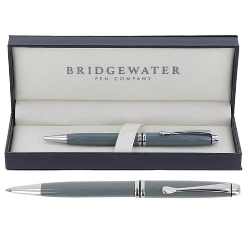 Bridgewater - Winchester Gloss Grey & Chrome Ball Pen