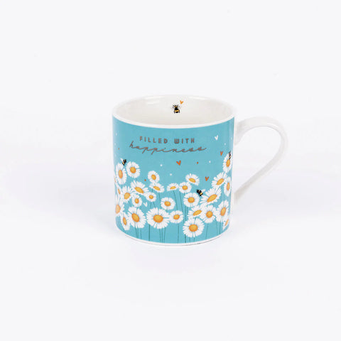 Belly Button Designs China Mug - Daisies Filled With Happiness