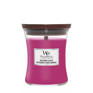 Woodwick - Mini Hourglass candle - Wild Berry & Beets