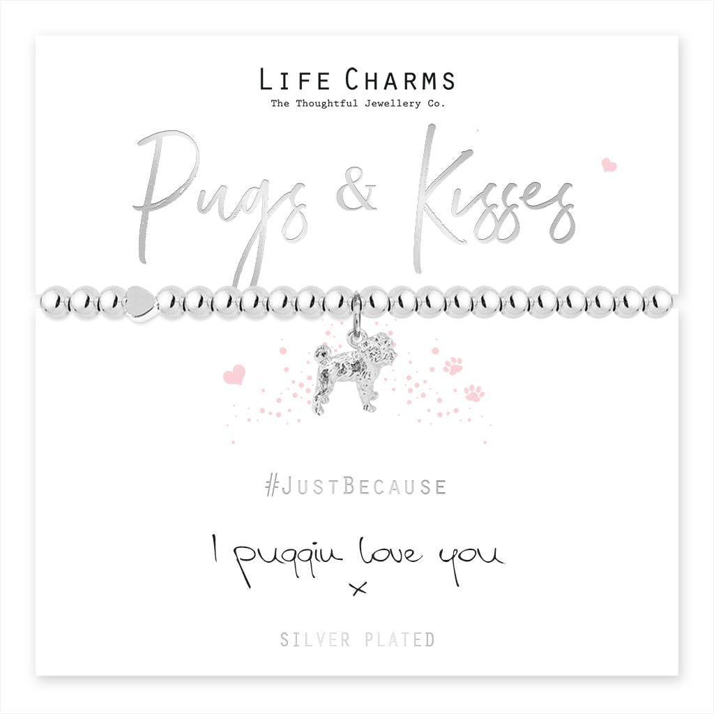 Pugs & Kisses Bracelet