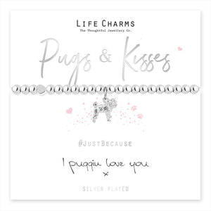 Pugs & Kisses Bracelet