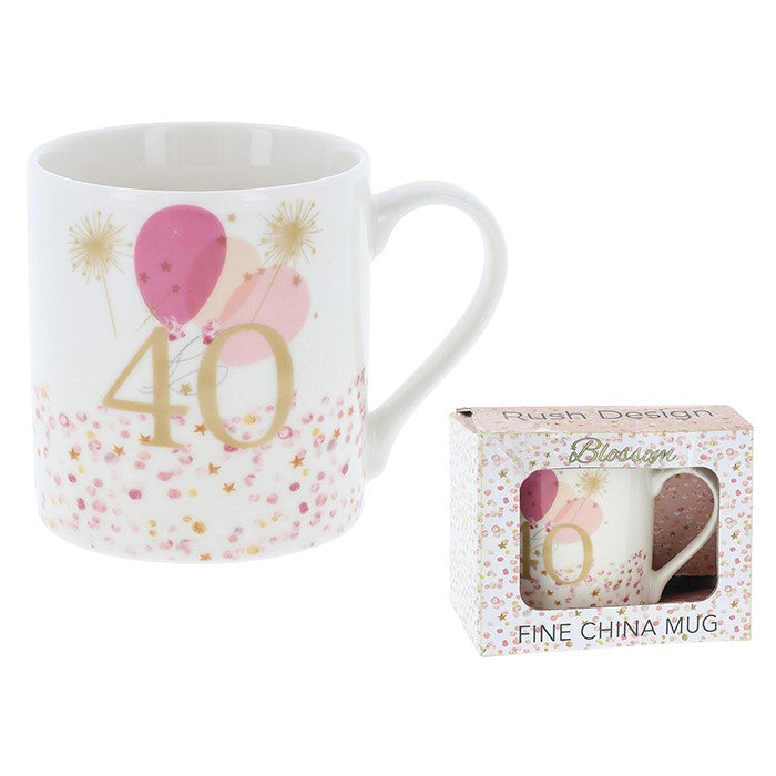 Female Age Mug - 40th