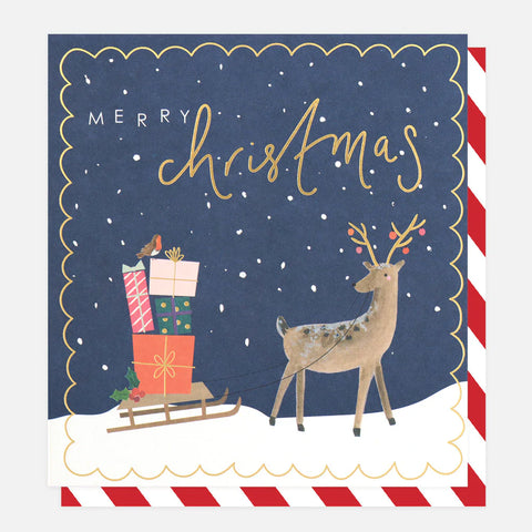 Merry Christmas Deer Charity Pack Of 8