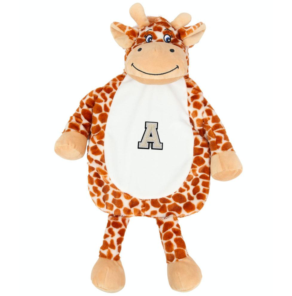 Personalised Giraffe Hot Water bottle Cover