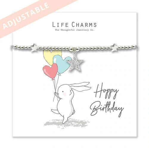 Rosey Rabbits - Hoppy Birthday Bracelet