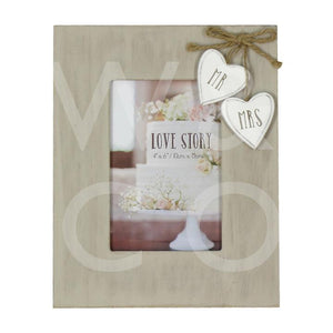 Mr & Mrs 4 x 6 Photo Frame