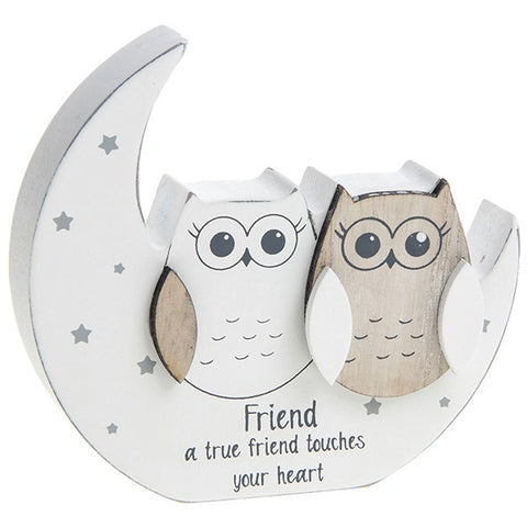 Owl Moon Plaque - Friends