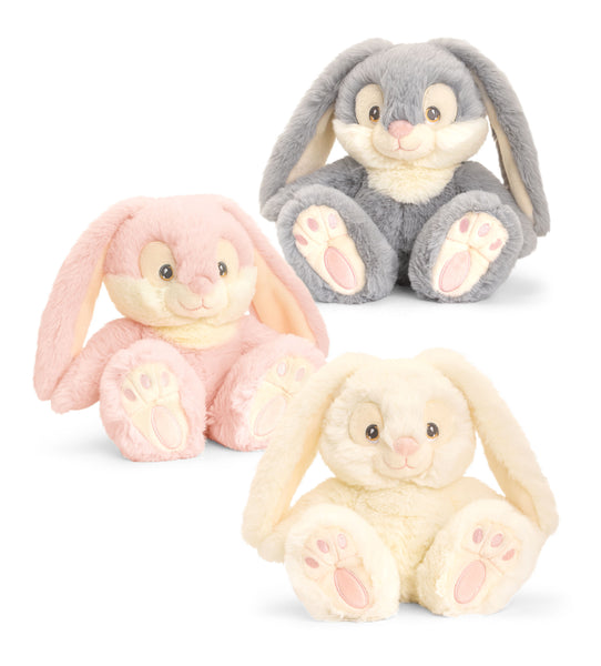 Keeleco - 22cm Patchfoot Rabbits - Pink