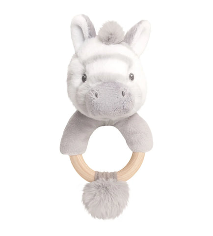 Keeleco Baby - Cuddle Zebra Ring rattle