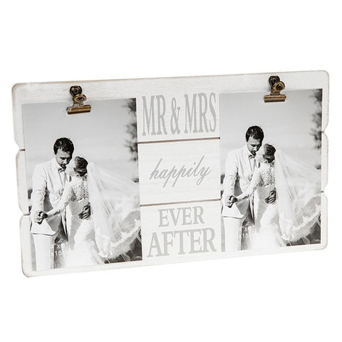 Message Clip Frame Double Mr & Mrs