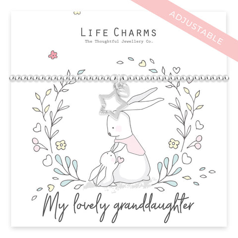 Rosey Rabbits - Granddaughter Bracelet