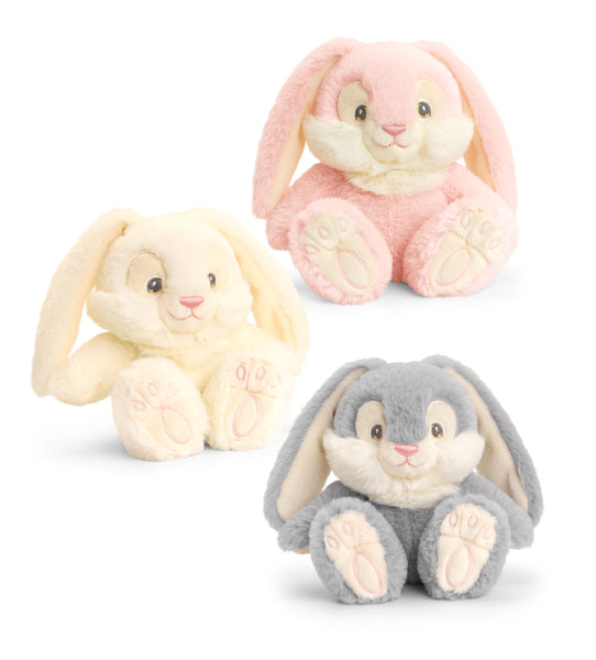 Keeleco - 15cm Patchfoot Rabbits - White